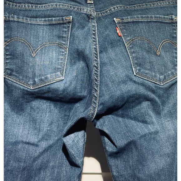 Levi’s 711 Women's Skinny Dark Straight Leg Jeans Size 29x28 - Picture 8 of 9